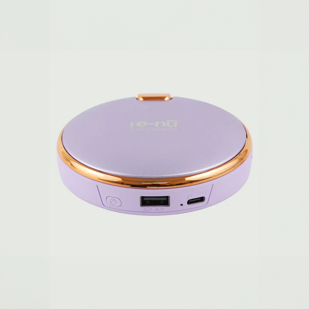 re-nu Smart Beauty 3-in-1 Rechargeable Hand Warmer & Power Bank (Purple)