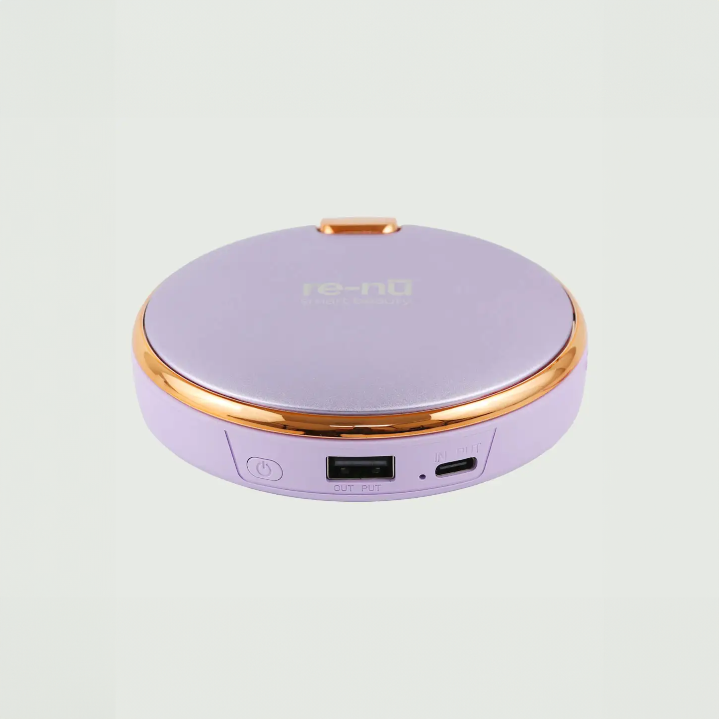 re-nu Smart Beauty 3-in-1 Rechargeable Hand Warmer & Power Bank (Purple)