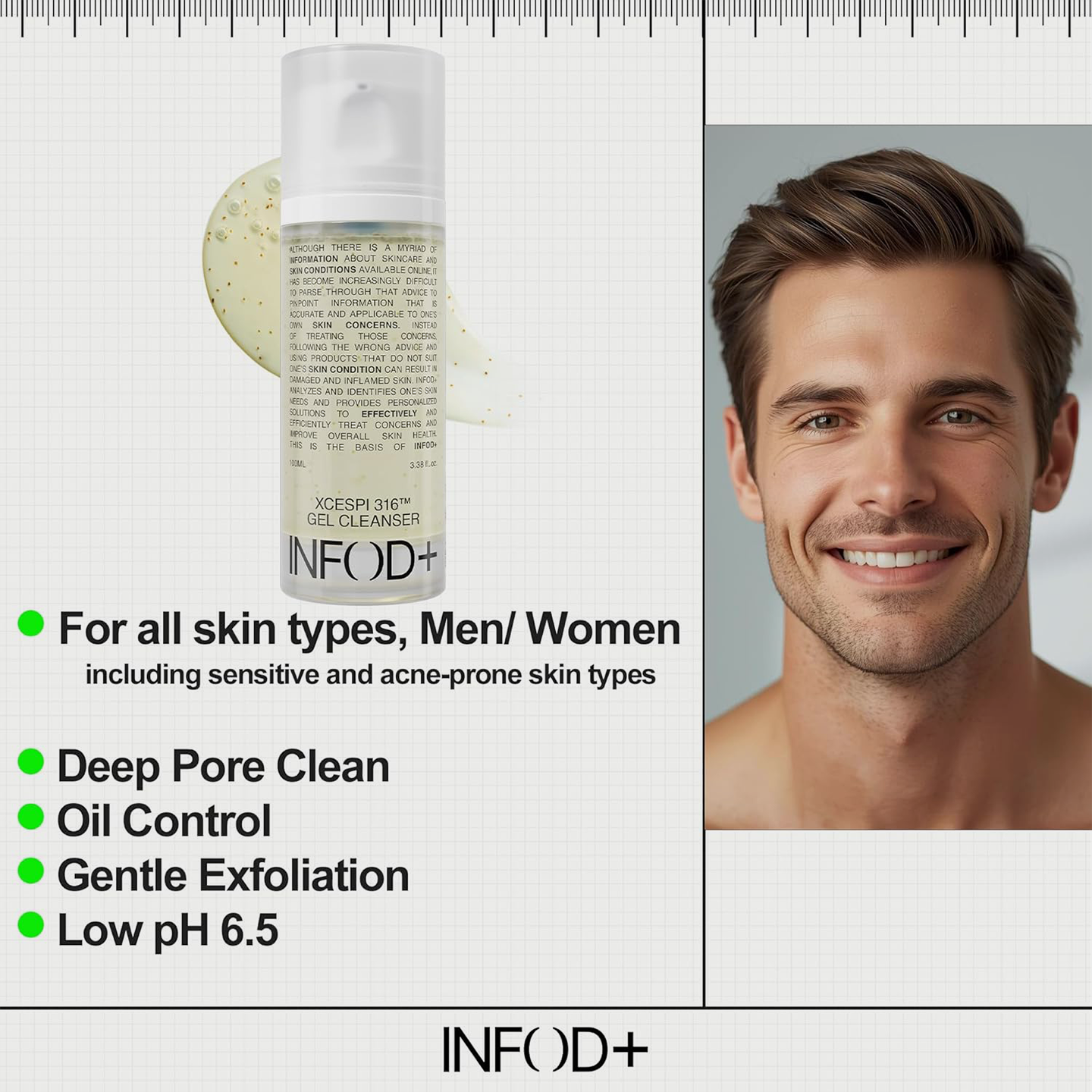 INFODPLUS XCESPI316 Gel Cleanser