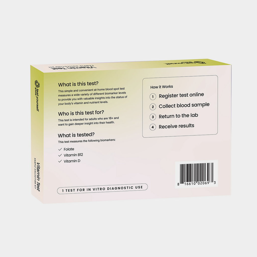 Test Yourself @ Home™ (TY@H™) Vitamin Panel